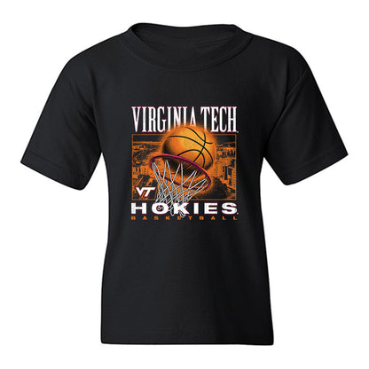 Virginia Tech - NCAA Men's Basketball : Jailen Bedford - Vintage Sports Shersey Youth T-Shirt-0