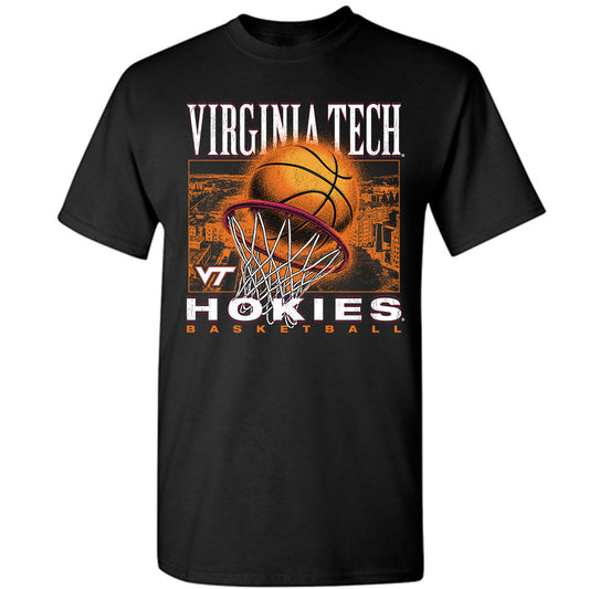 Virginia Tech - NCAA Men's Basketball : Neoklis Avdalas - Vintage Sports Shersey T-Shirt-0