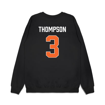 Clemson - NCAA Men's Basketball : Chase Thompson - Vintage Shersey Premium Crewneck Sweatshirt-1