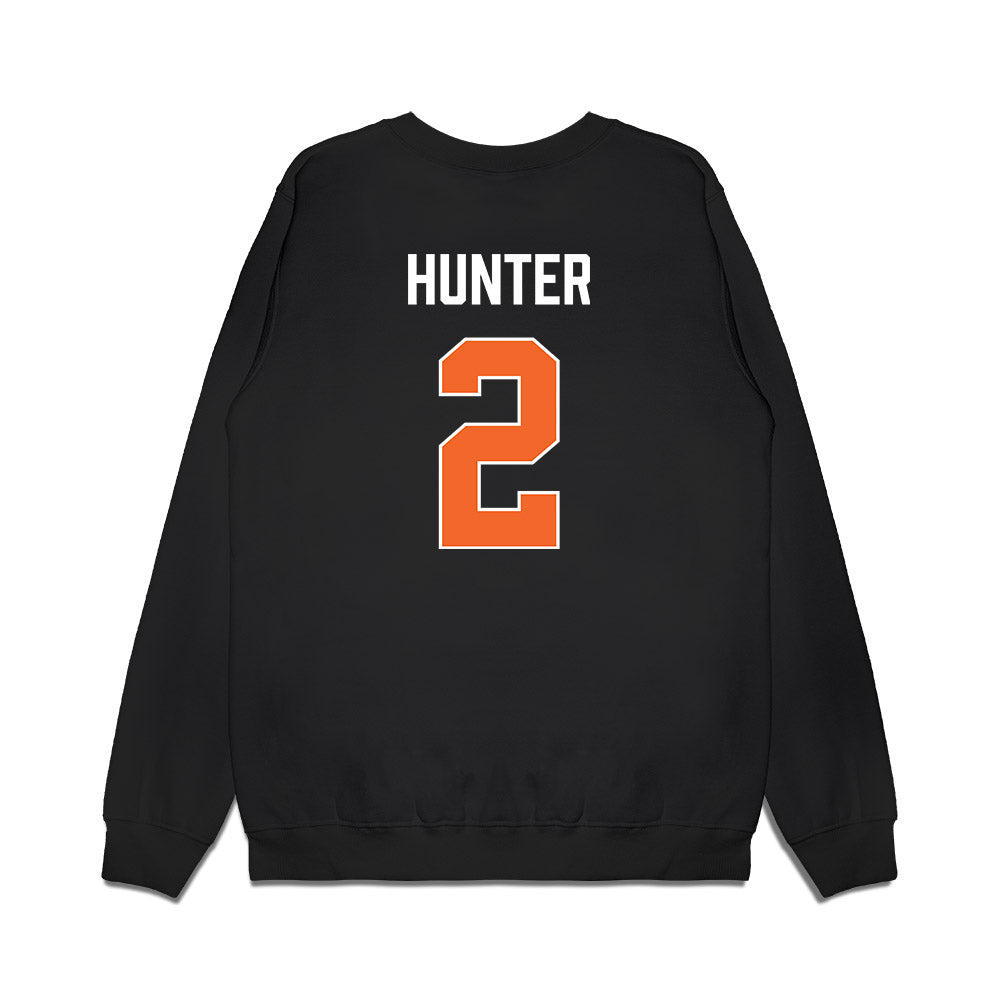 Clemson - NCAA Men's Basketball : Dillon Hunter - Vintage Shersey Premium Crewneck Sweatshirt-1