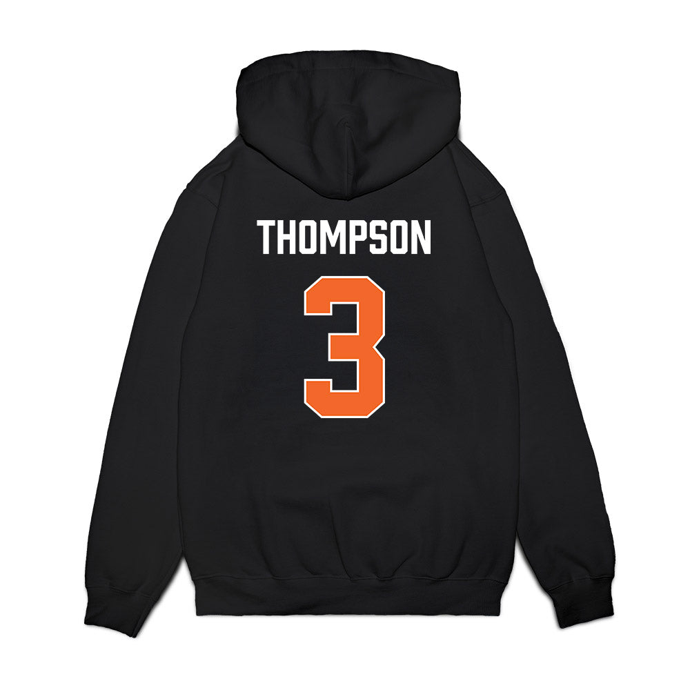 Clemson - NCAA Men's Basketball : Chase Thompson - Vintage Shersey Premium Hooded Sweatshirt-1
