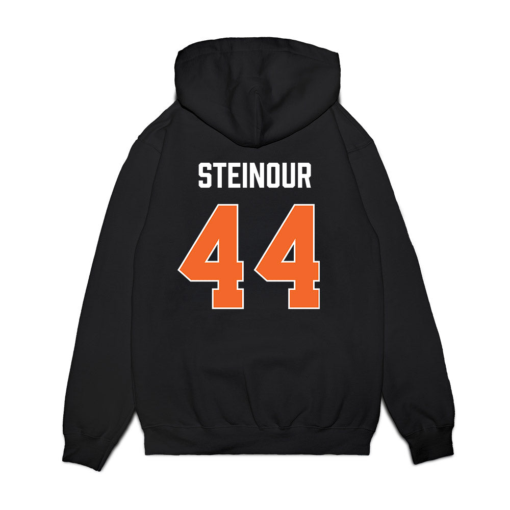 Clemson - NCAA Men's Basketball : Trent Steinour - Vintage Shersey Premium Hooded Sweatshirt-1