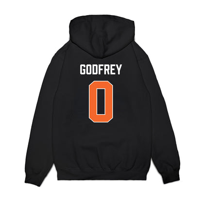 Clemson - NCAA Men's Basketball : RJ Godfrey - Vintage Shersey Premium Hooded Sweatshirt-1