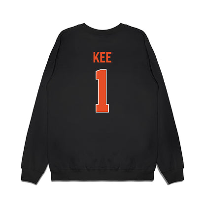 Miami - NCAA Men's Basketball : Jordyn Kee - Vintage Shersey Premium Crewneck Sweatshirt-1