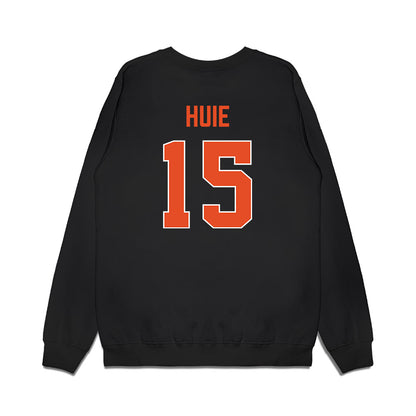 Miami - NCAA Men's Basketball : Kiree Huie - Vintage Shersey Premium Crewneck Sweatshirt-1