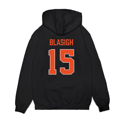 Miami - NCAA Women's Basketball : Vittoria Blasigh - Vintage Shersey Premium Hooded Sweatshirt-1