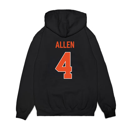 Miami - NCAA Men's Basketball : Marcus Allen - Vintage Shersey Premium Hooded Sweatshirt-1