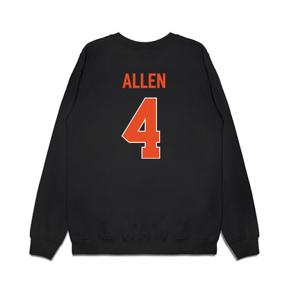 Miami - NCAA Men's Basketball : Marcus Allen - Vintage Shersey Premium Crewneck Sweatshirt-1