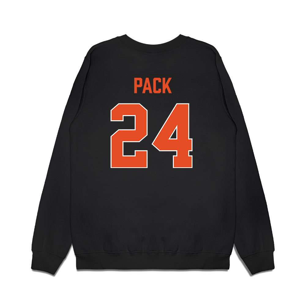 Miami - NCAA Men's Basketball : Nijel Pack - Vintage Shersey Premium Crewneck Sweatshirt-1