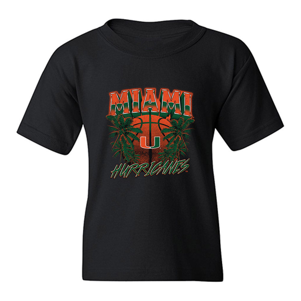 Miami - NCAA Men's Basketball : Kiree Huie - Vintage Shersey Youth T-Shirt-0
