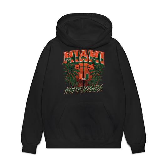 Miami - NCAA Men's Basketball : Shelton Henderson - Vintage Shersey Premium Hooded Sweatshirt-0