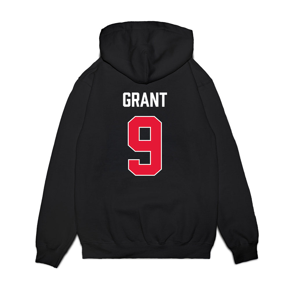 Rutgers - NCAA Men's Basketball : Dylan Grant - Vintage Shersey Premium Hooded Sweatshirt-1