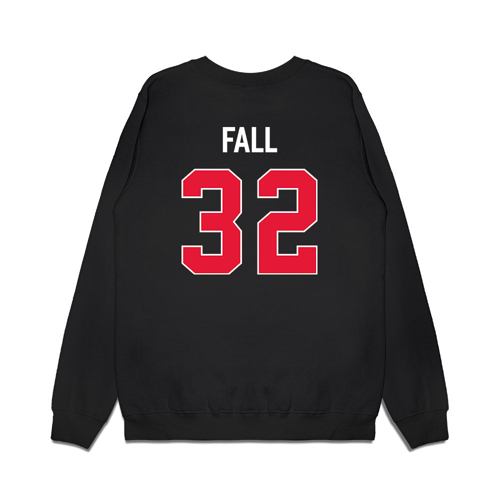 Rutgers - NCAA Men's Basketball : Baye Fall - Vintage Shersey Premium Crewneck Sweatshirt-1