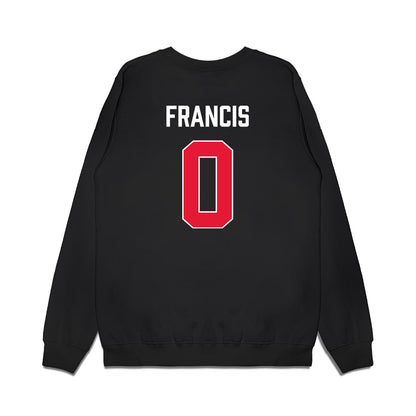 Rutgers - NCAA Men's Basketball : Tariq Francis - Vintage Shersey Premium Crewneck Sweatshirt-1