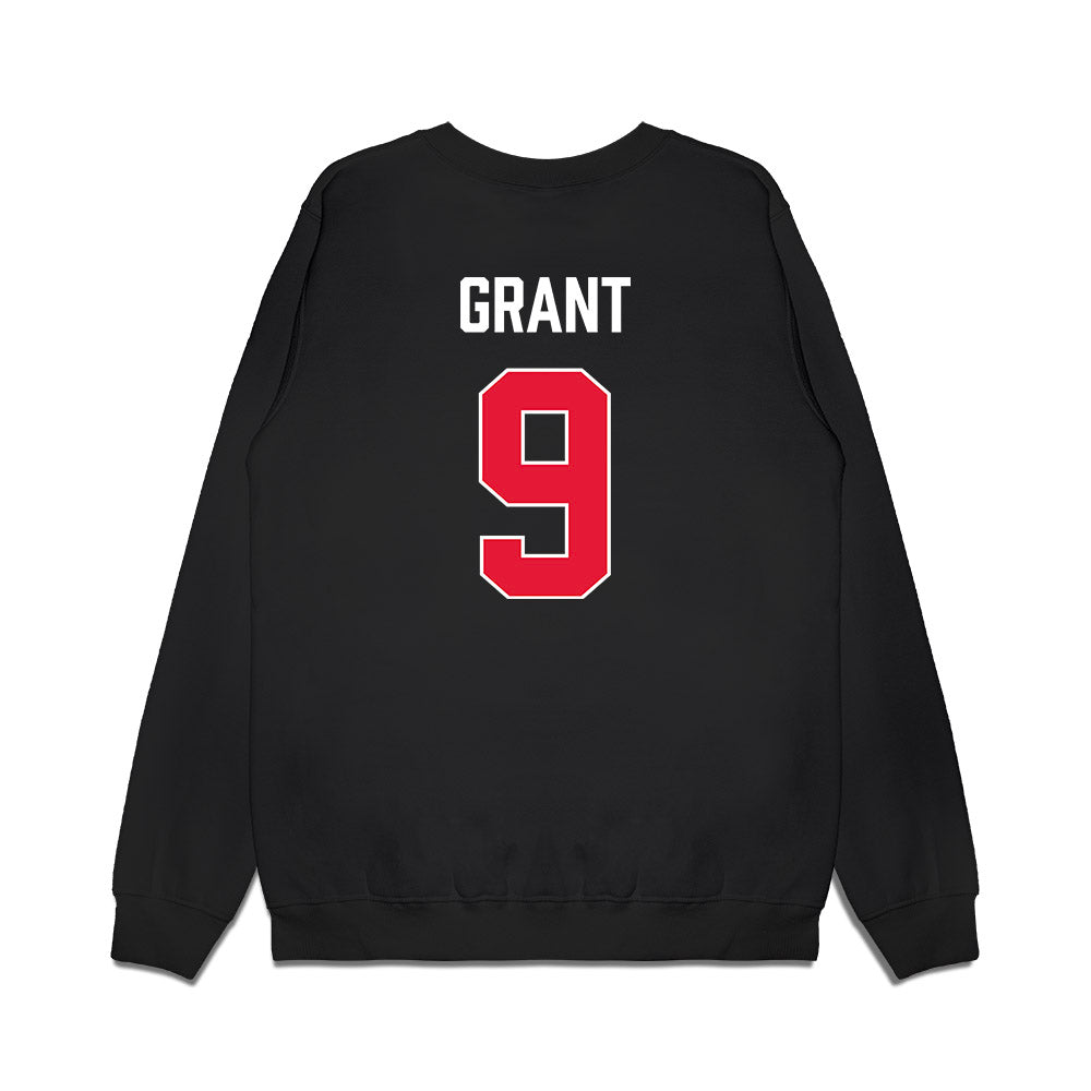 Rutgers - NCAA Men's Basketball : Dylan Grant - Vintage Shersey Premium Crewneck Sweatshirt-1