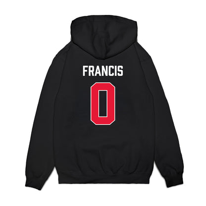 Rutgers - NCAA Men's Basketball : Tariq Francis - Vintage Shersey Premium Hooded Sweatshirt-1