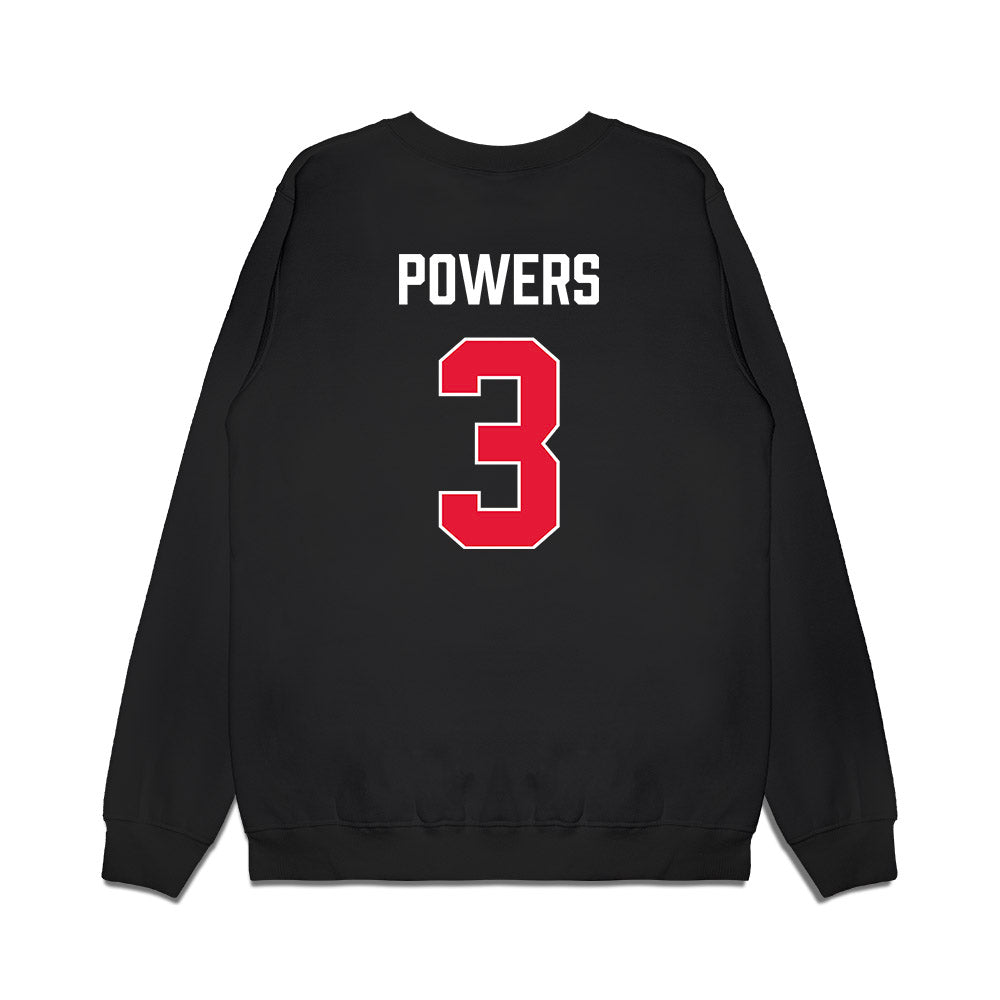 Rutgers - NCAA Men's Basketball : Kaden Powers - Vintage Shersey Premium Crewneck Sweatshirt-1