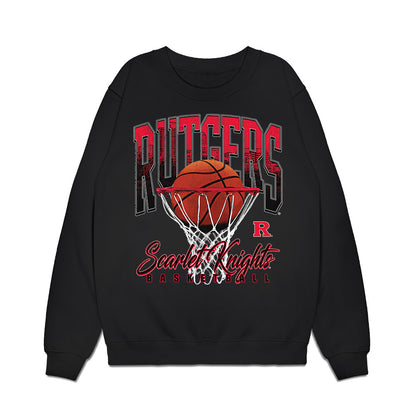 Rutgers - NCAA Men's Basketball : Bryce Dortch - Vintage Shersey Premium Crewneck Sweatshirt-0