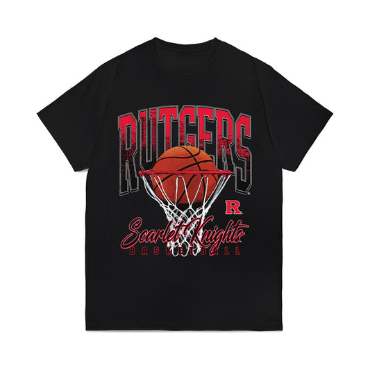 Rutgers - NCAA Men's Basketball : Christopher Nwuli - Vintage Shersey Comfort Colors T-Shirt-0