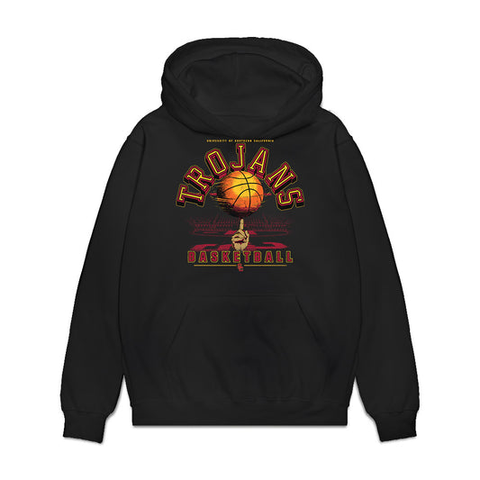 USC - NCAA Men's Basketball : Chad Baker-Mazara - Vintage Basketball Premium Hooded Sweatshirt-0