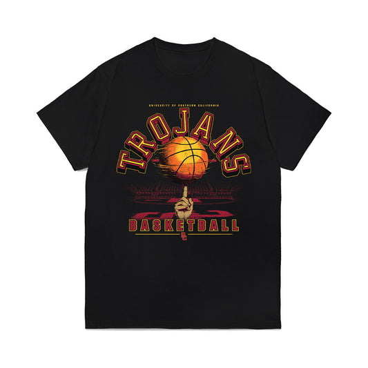 USC - NCAA Women's Basketball : Brooklyn Shamblin - Vintage Basketball Comfort Colors T-Shirt-0