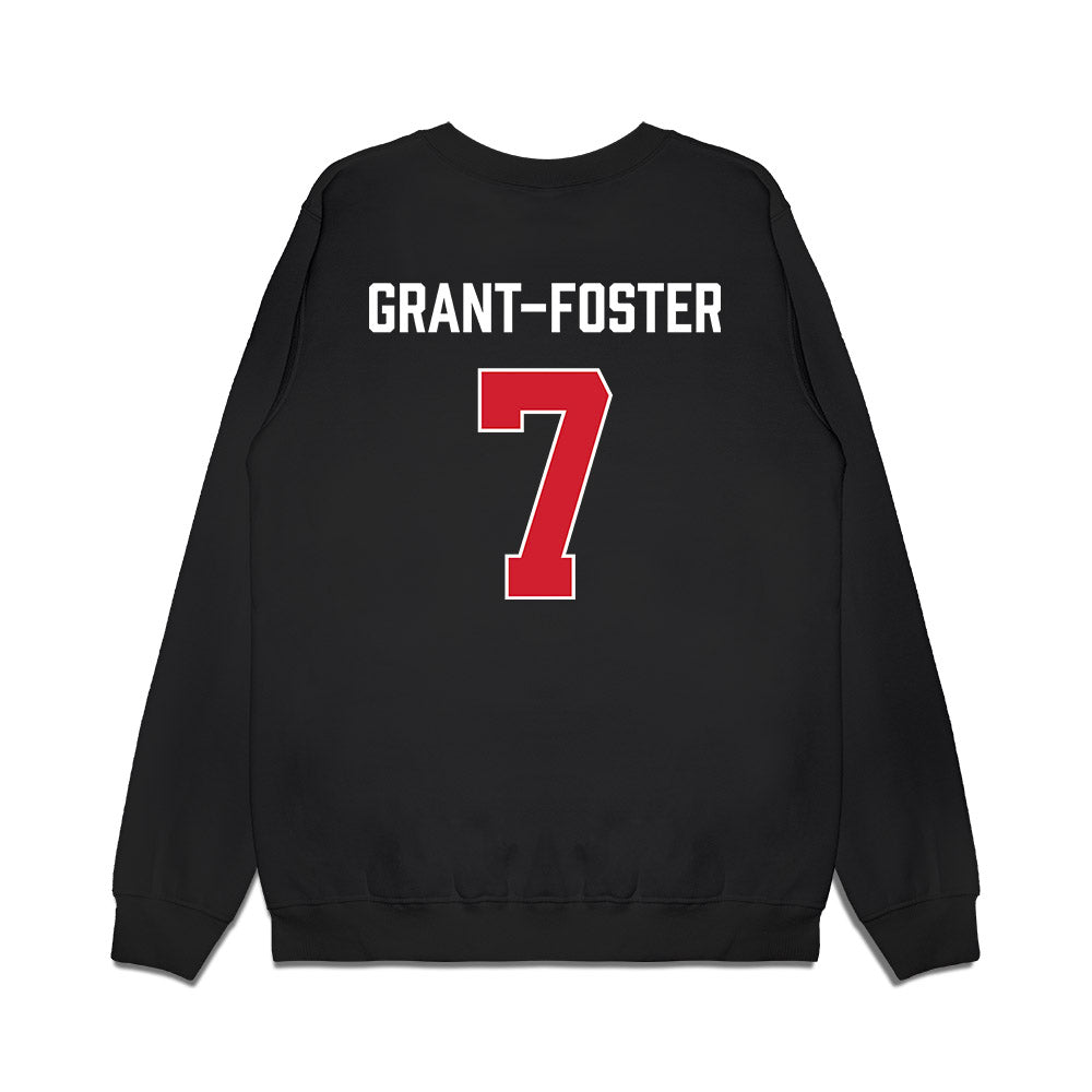 Gonzaga - NCAA Men's Basketball : Tyon Grant-Foster - Vintage Shersey Premium Crewneck Sweatshirt-1