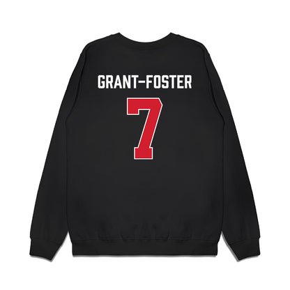 Gonzaga - NCAA Men's Basketball : Tyon Grant-Foster - Vintage Shersey Premium Crewneck Sweatshirt-1