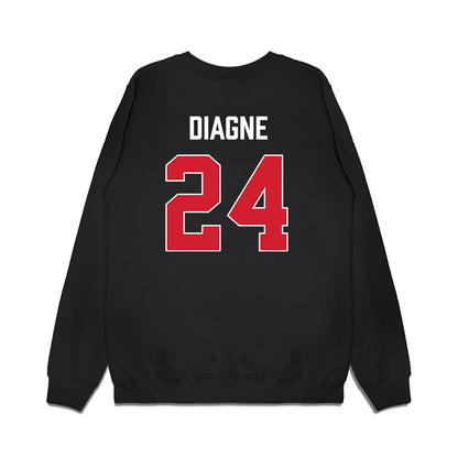 Gonzaga - NCAA Men's Basketball : Ismaila Diagne - Vintage Shersey Premium Crewneck Sweatshirt-1