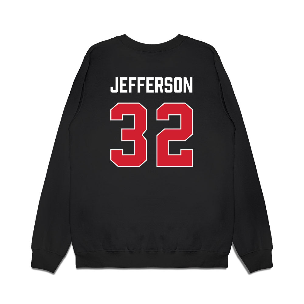 Gonzaga - NCAA Men's Basketball : Parker Jefferson - Vintage Shersey Premium Crewneck Sweatshirt-1