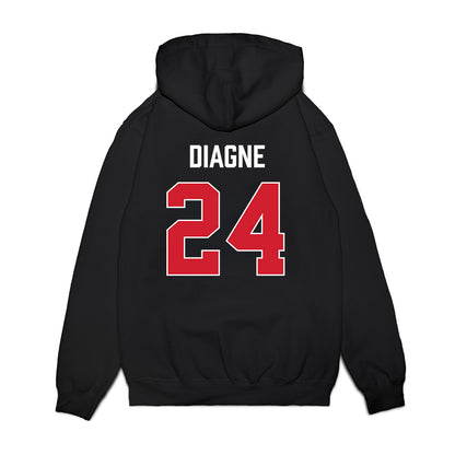 Gonzaga - NCAA Men's Basketball : Ismaila Diagne - Vintage Shersey Premium Hooded Sweatshirt-1