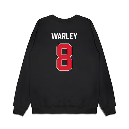 Gonzaga - NCAA Men's Basketball : Jalen Warley - Vintage Shersey Premium Crewneck Sweatshirt-1
