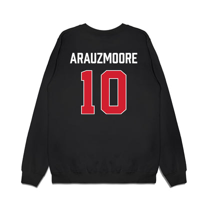 Gonzaga - NCAA Men's Basketball : Joaquim ArauzMoore - Vintage Shersey Premium Crewneck Sweatshirt-1