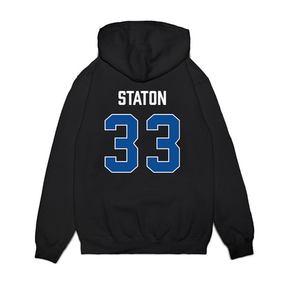 BYU - NCAA Men's Basketball : Xavion Staton - Vintage Premium Hooded Sweatshirt-1