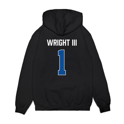 BYU - NCAA Men's Basketball : Robert Wright III - Vintage Premium Hooded Sweatshirt-1
