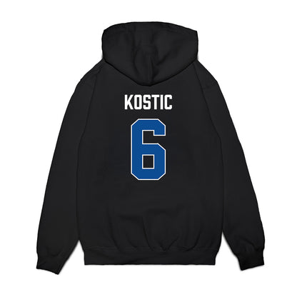 BYU - NCAA Men's Basketball : Aleksej Kostic - Vintage Premium Hooded Sweatshirt-1