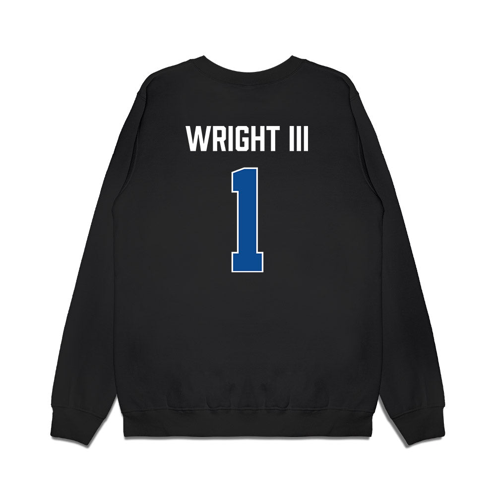 BYU - NCAA Men's Basketball : Robert Wright III - Vintage Premium Crewneck Sweatshirt-1