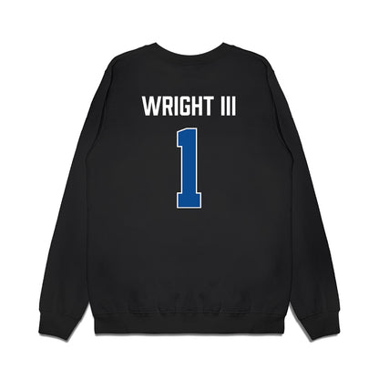 BYU - NCAA Men's Basketball : Robert Wright III - Vintage Premium Crewneck Sweatshirt-1