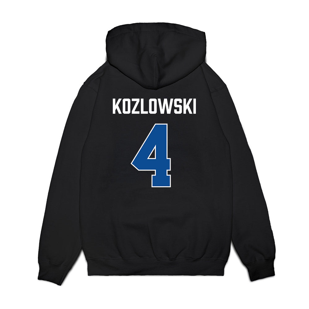 BYU - NCAA Men's Basketball : Brody Kozlowski - Vintage Premium Hooded Sweatshirt-1