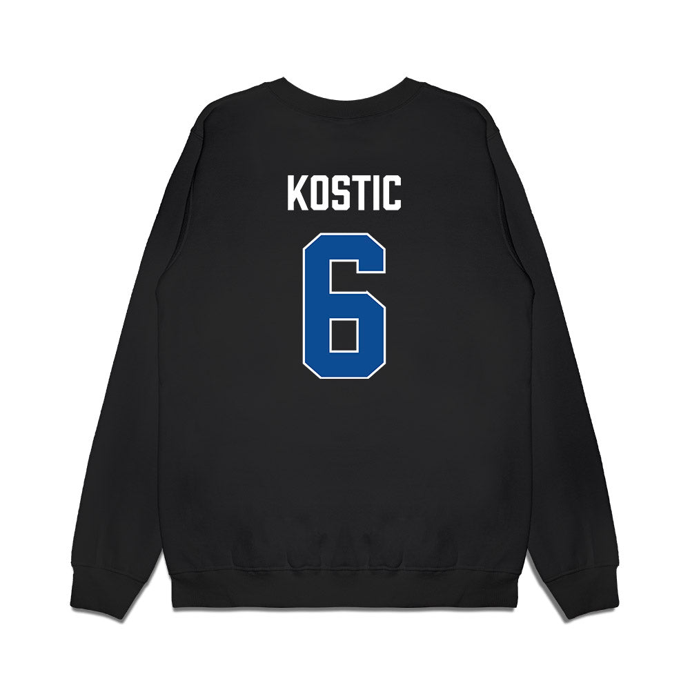 BYU - NCAA Men's Basketball : Aleksej Kostic - Vintage Premium Crewneck Sweatshirt-1