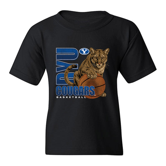 BYU - NCAA Men's Basketball : Nate Pickens - Vintage Youth T-Shirt-0