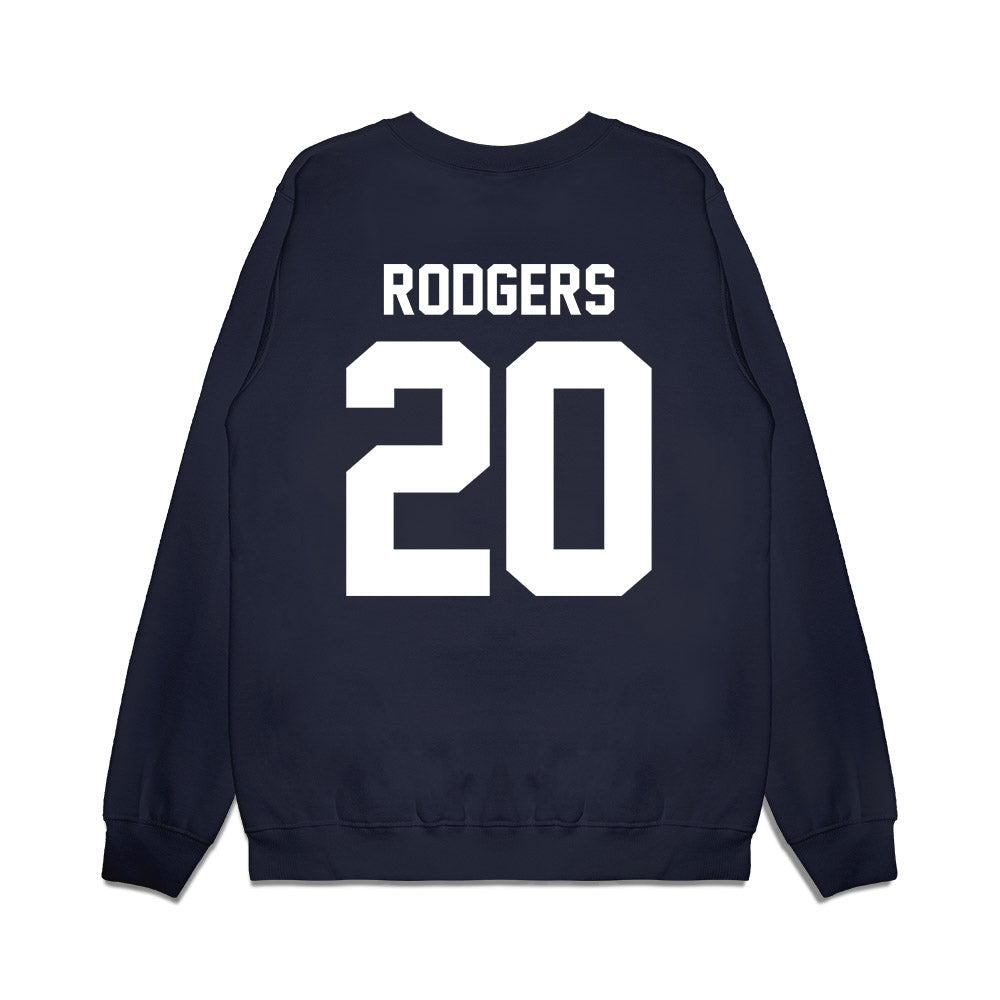 Illinois - NCAA Men's Basketball : Ty Rodgers - Vintage Shersey Premium Crewneck Sweatshirt-1