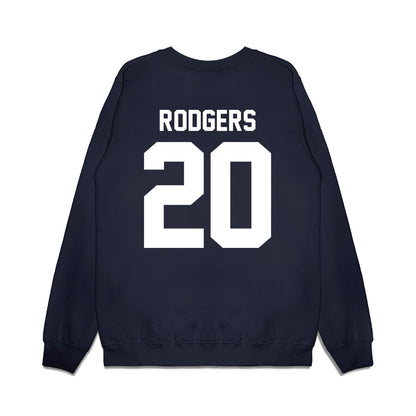 Illinois - NCAA Men's Basketball : Ty Rodgers - Vintage Shersey Premium Crewneck Sweatshirt-1