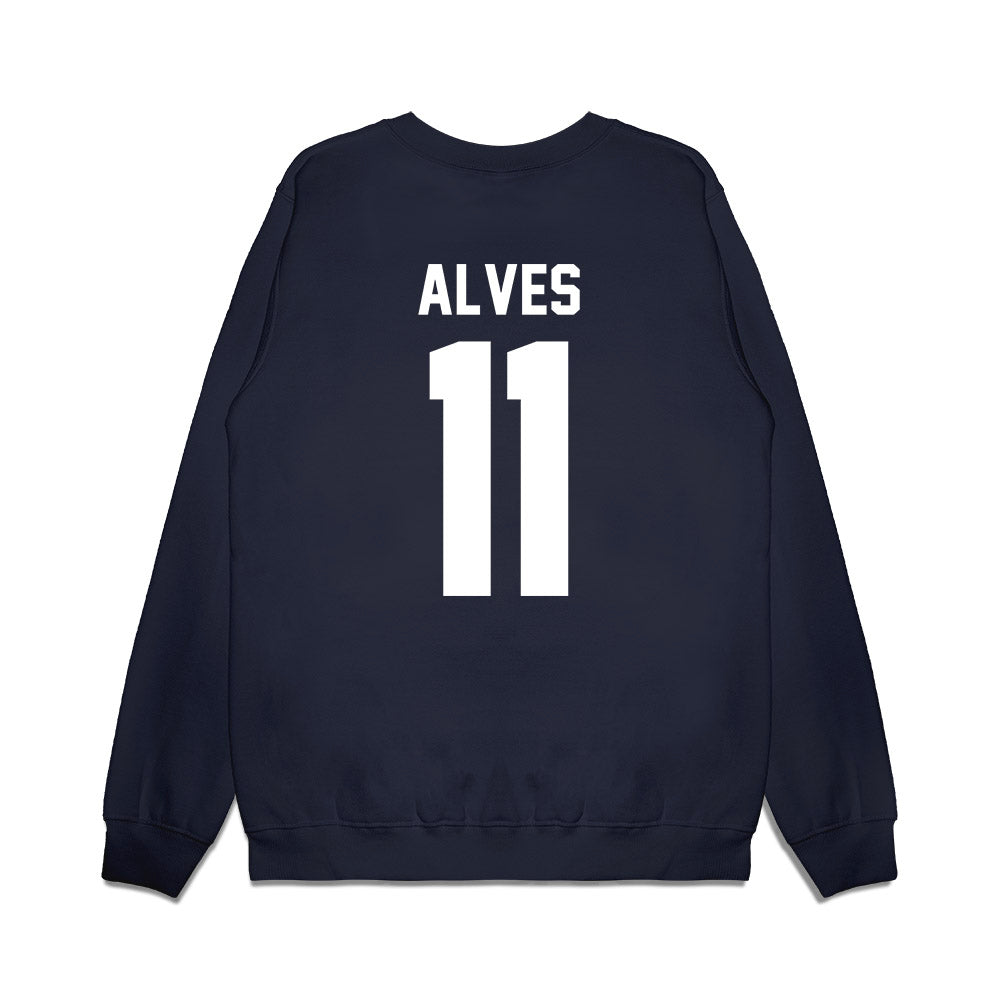 Illinois - NCAA Women's Basketball : Manuella Alves - Vintage Shersey Premium Crewneck Sweatshirt-1