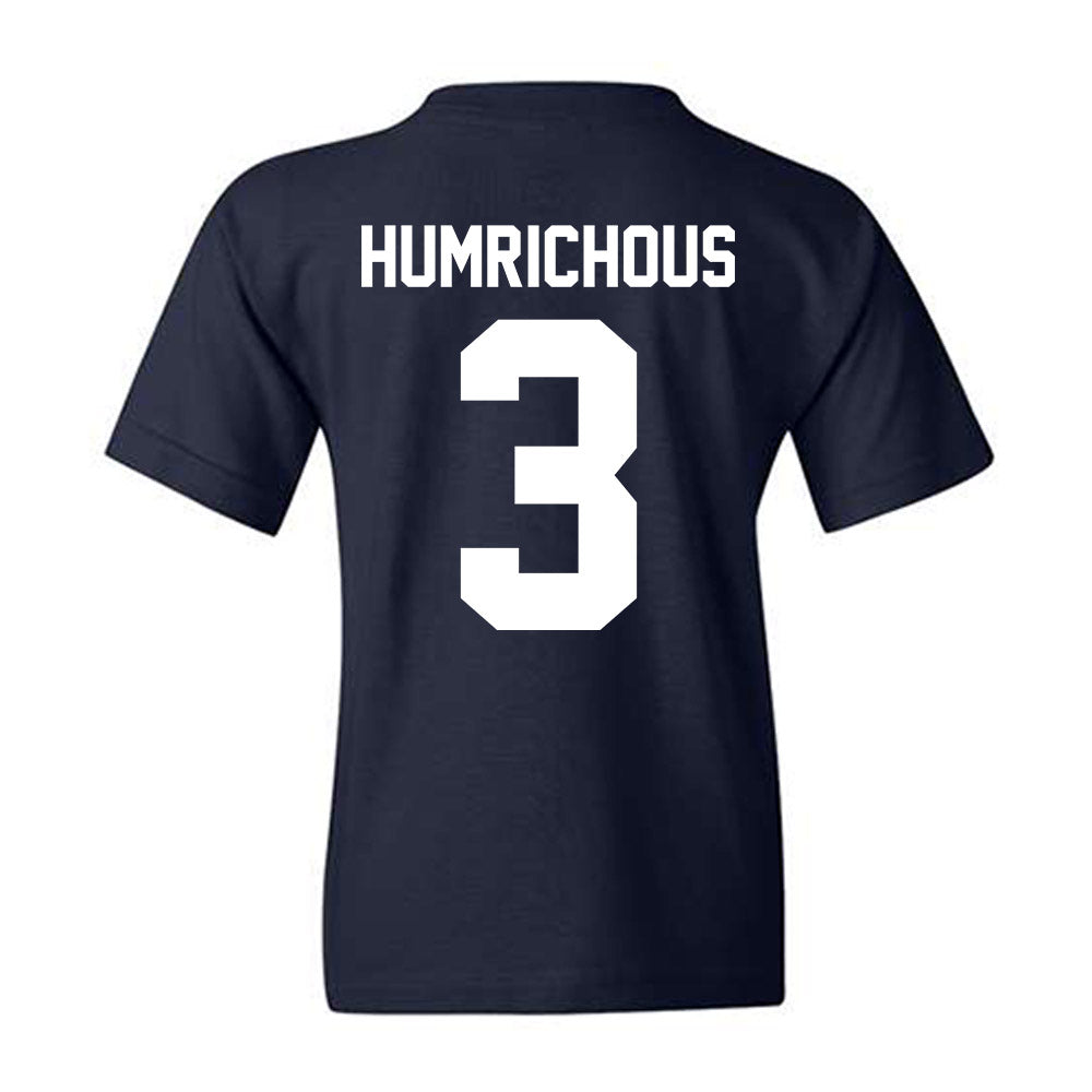 Illinois - NCAA Men's Basketball : Benjamin Humrichous - Vintage Shersey Youth T-Shirt-1