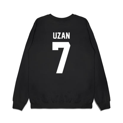 Houston - NCAA Men's Basketball : Milos Uzan - Vintage Premium Crewneck Sweatshirt-1