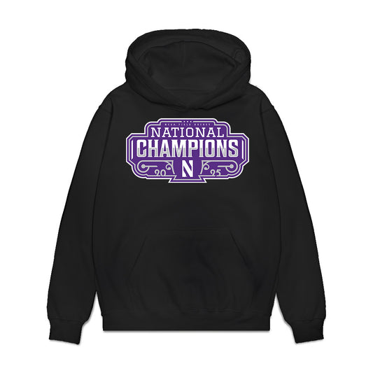 Northwestern - NCAA Women's Field Hockey : NCAA® 2025 National Champions Roster Premium Hooded Sweatshirt-0