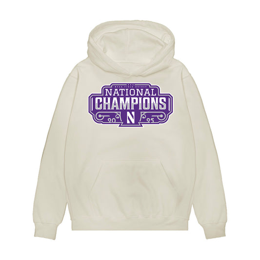Northwestern - NCAA Women's Field Hockey : NCAA® 2025 National Champions Roster Premium Hooded Sweatshirt-0