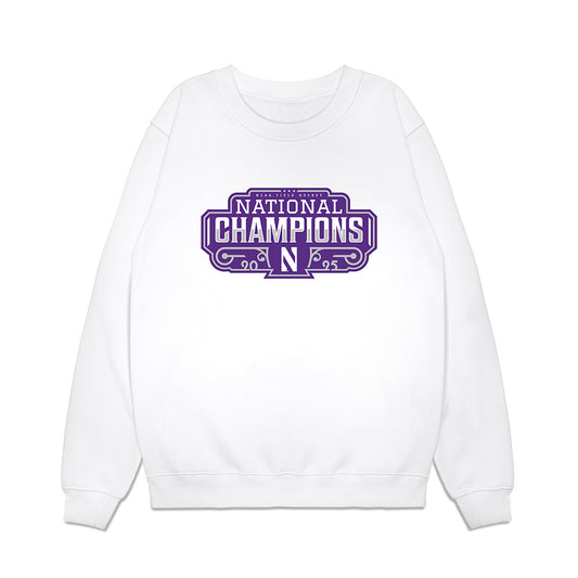 Northwestern - NCAA Women's Field Hockey : NCAA® 2025 National Champions Roster Premium Crewneck Sweatshirt-0