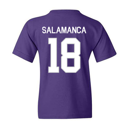 Northwestern - NCAA Women's Field Hockey : Laura Salamanca - NCAA® 2025 National Champions Youth T-Shirt-1