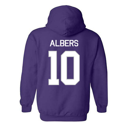 Northwestern - NCAA Women's Field Hockey : Amelia Albers - NCAA® 2025 National Champions Hooded Sweatshirt-1